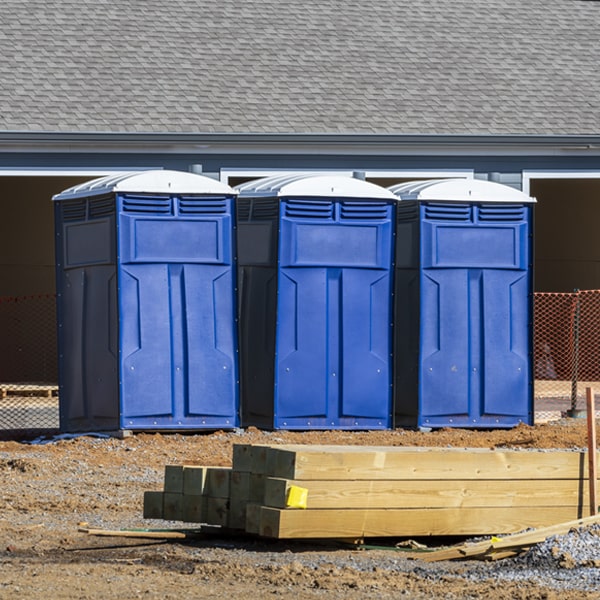 how do you ensure the porta potties are secure and safe from vandalism during an event in Emerado